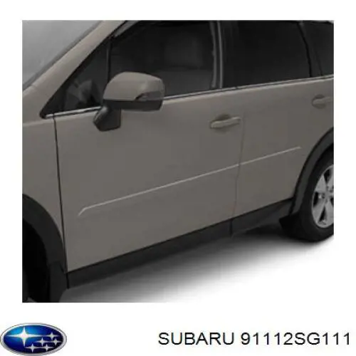 Comprar 91112SG111 Subaru Moldura de guardabarros delantero izquierdo