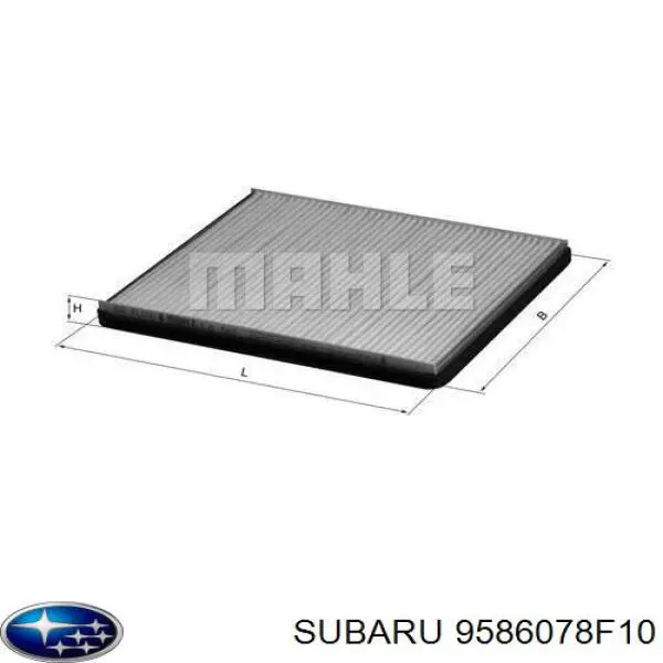 Filtro de cabina Subaru 9586078F10 precio, desde 8,82 EUR
