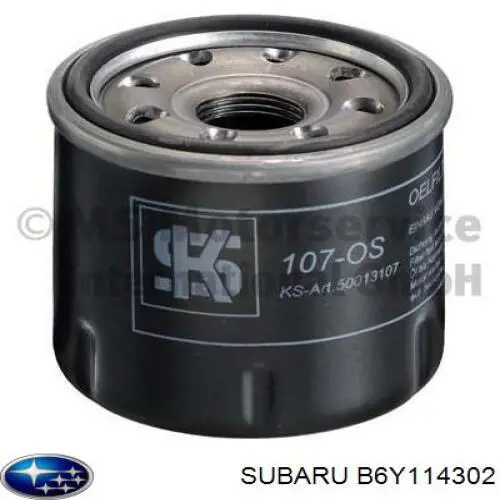 B6Y1-14-302 Subaru filtro de aceite