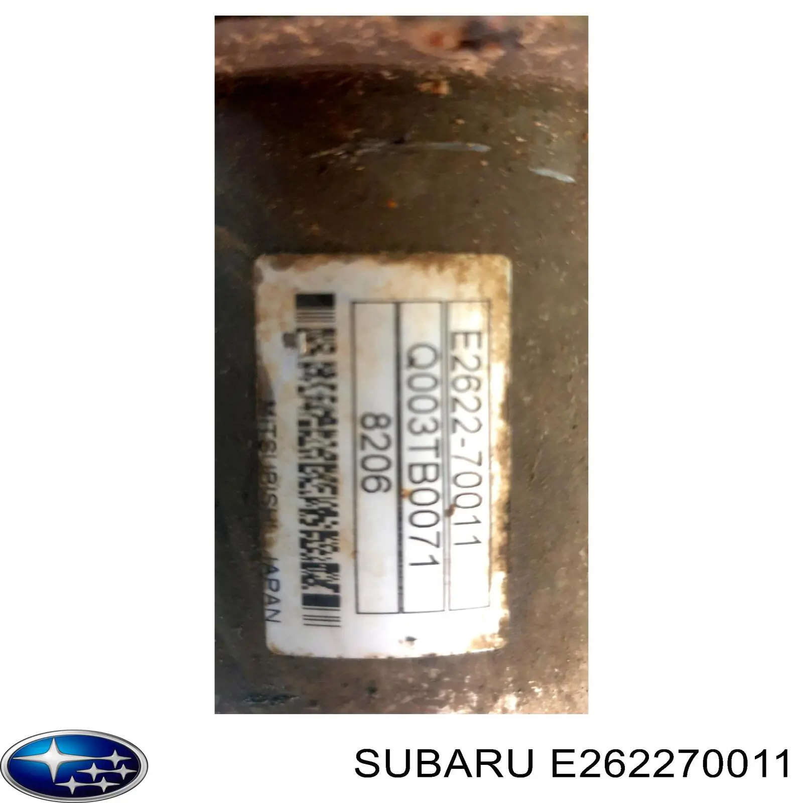 Comprar E262270011 Subaru Cremallera