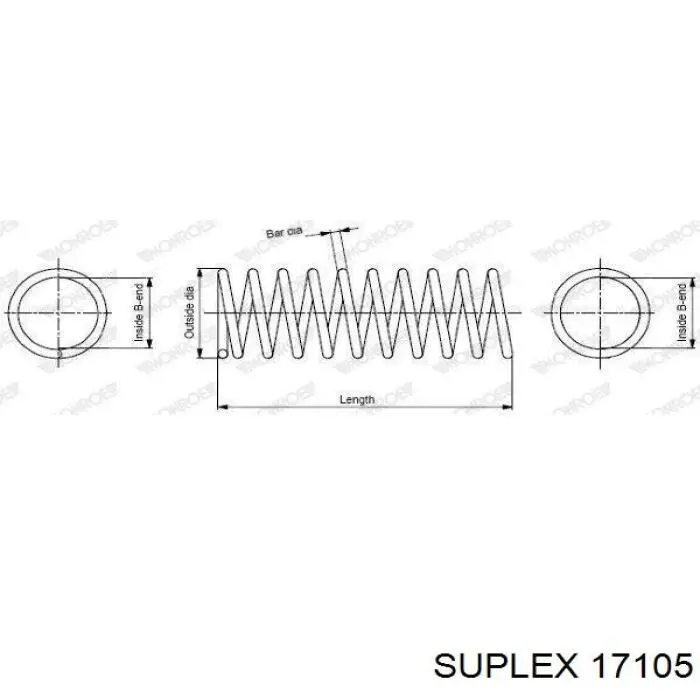 Muelle de suspensión Sato Tech CS1571R