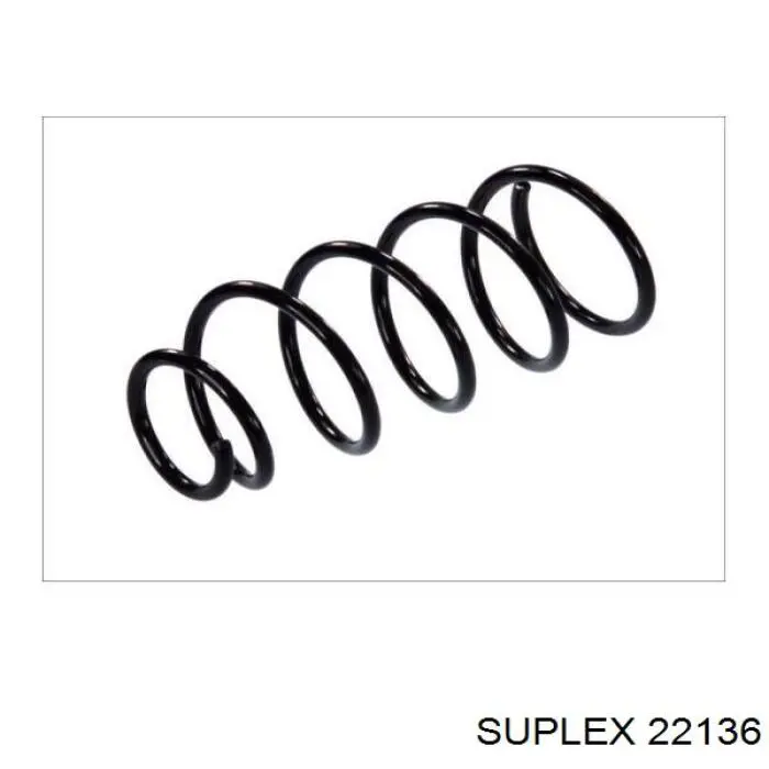 22136 Suplex muelle de suspensión eje delantero