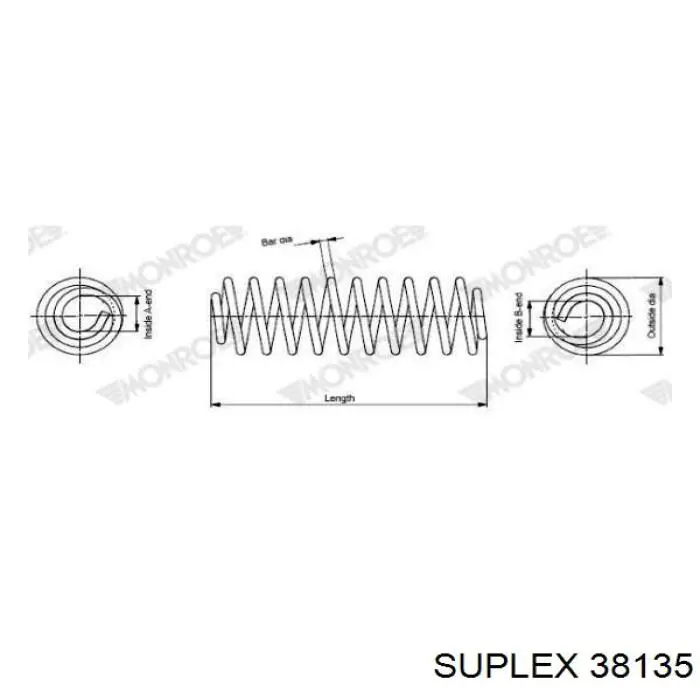 Comprar 38135 Suplex Muelle delantero