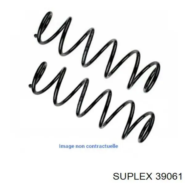 39061 Suplex muelle de suspensión eje delantero