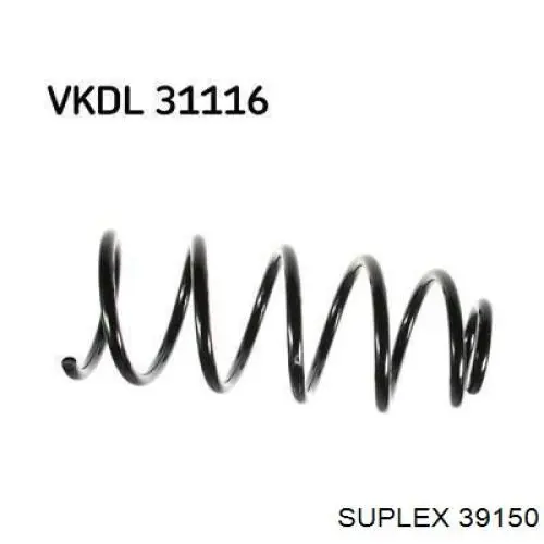 Muelle delantero 804202 Daco