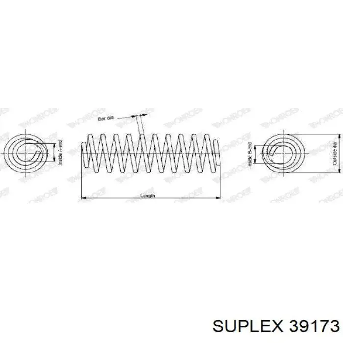 Muelle de suspensión trasero Vika 55111602701 precio, desde 18,76 EUR