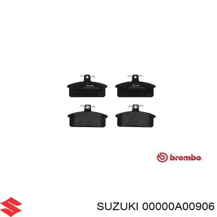 Comprar 00000A00906 Suzuki Pastillas de freno traseras