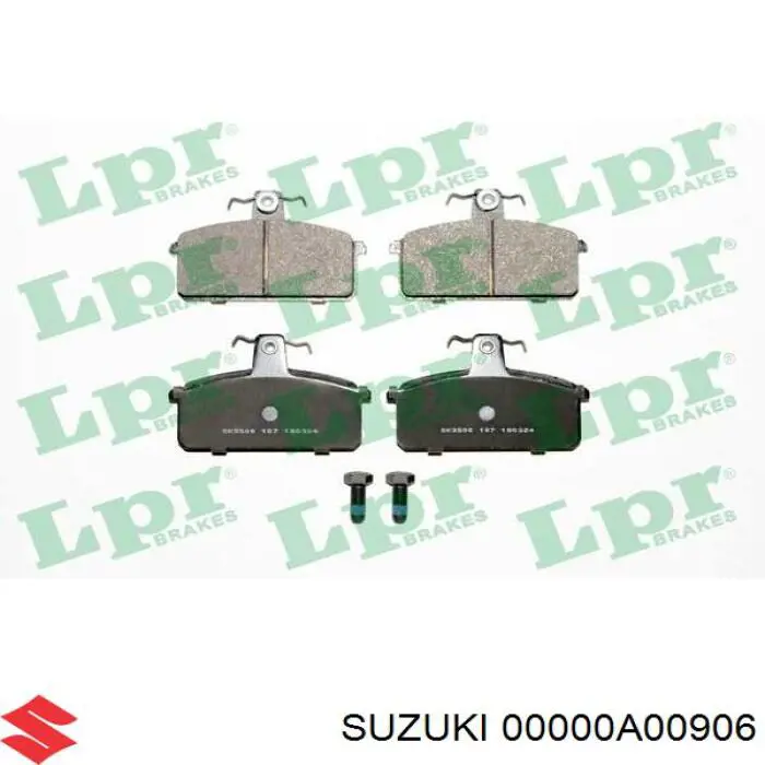 00000A00906 Suzuki Pastillas freno traseras