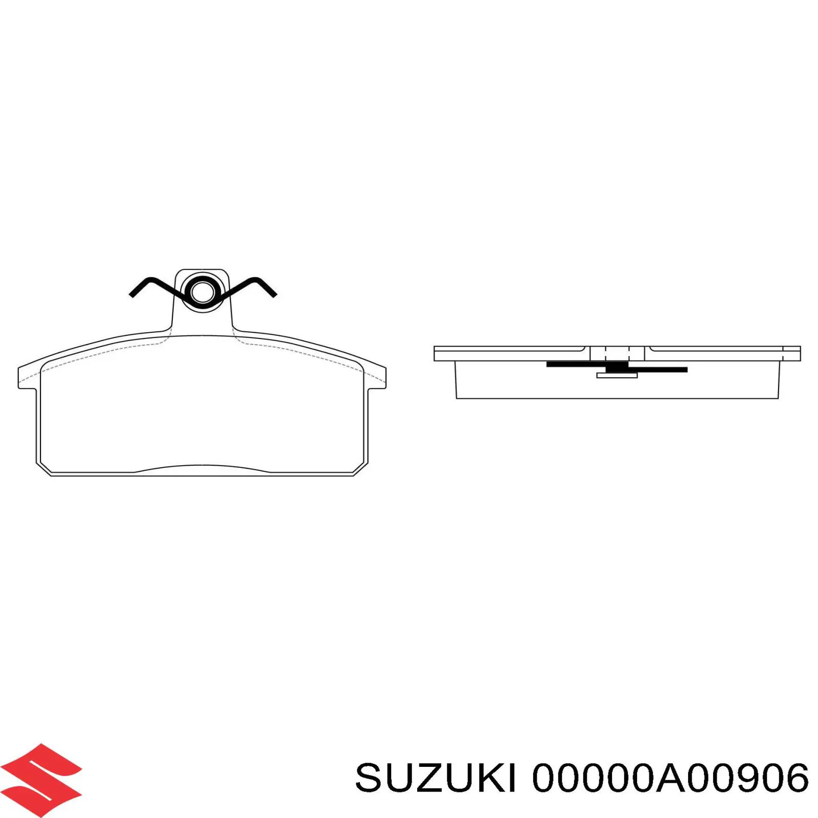 Pastillas traseras de freno Suzuki 00000A00906 precio, desde 40,99 EUR