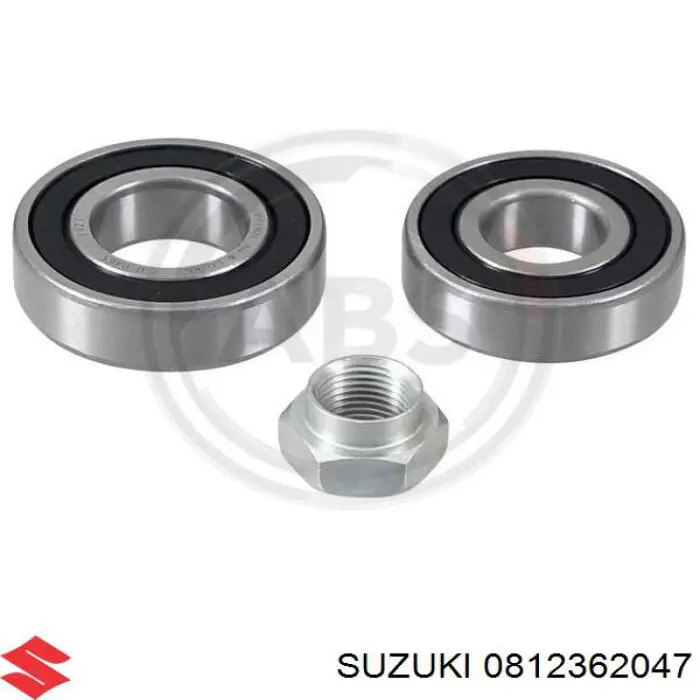 Cojinete de cubo delantero Suzuki 0812362047 precio, desde 7,09 EUR