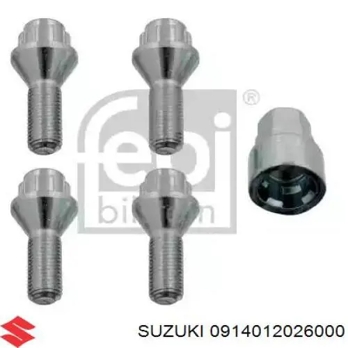 0914012026000 Suzuki tuerca de rueda