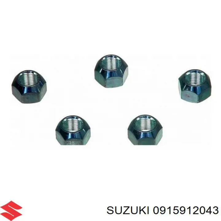 Tuerca seguridad de rueda Suzuki 0915912043 precio, desde  EUR