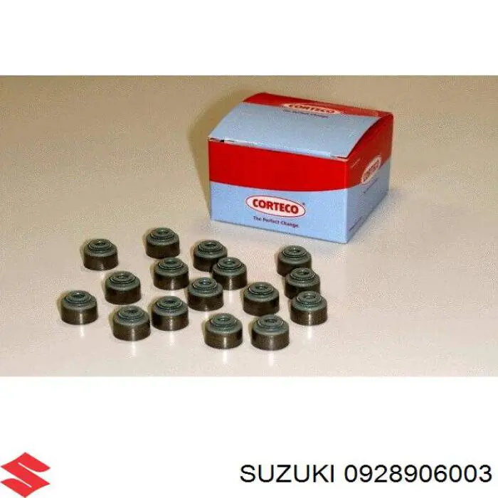 0928906003 Suzuki sello de aceite de valvula (rascador de aceite Entrada/Salida)