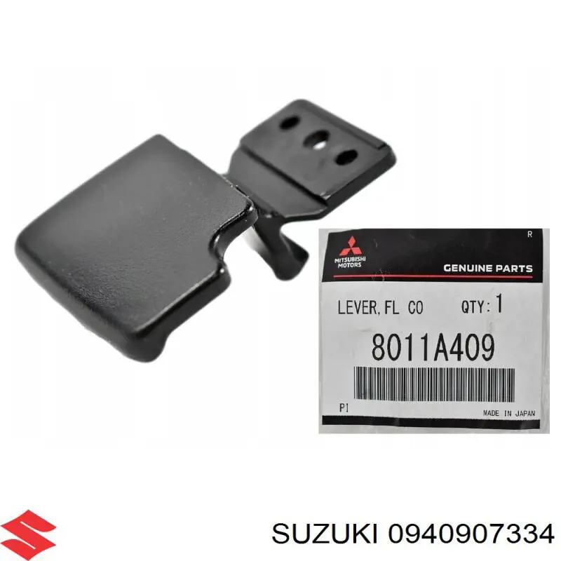 0940907334 Suzuki clips de fijación de pasaruedas de aleta delantera