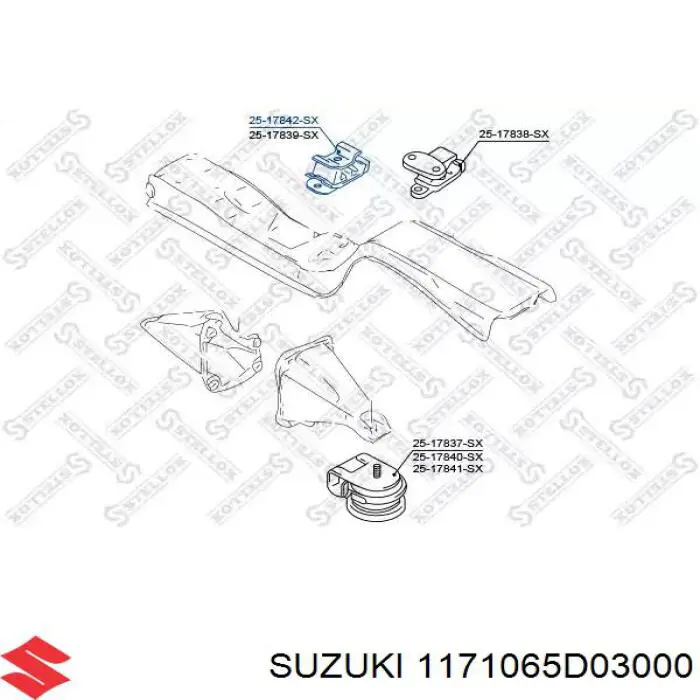 1171085C00 Suzuki Taco de motor