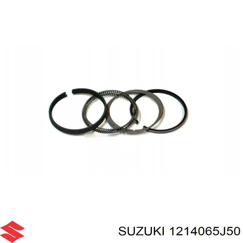 1214065J50 Suzuki juego de aros de pistón para 1 cilindro, cota de reparación +0,50 mm