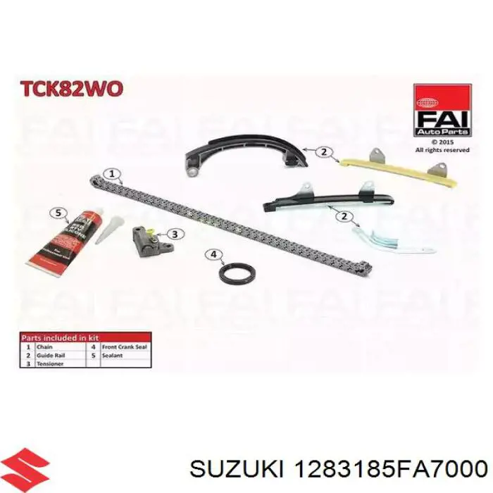 1283185FA7000 Suzuki tensor, cadena de distribución