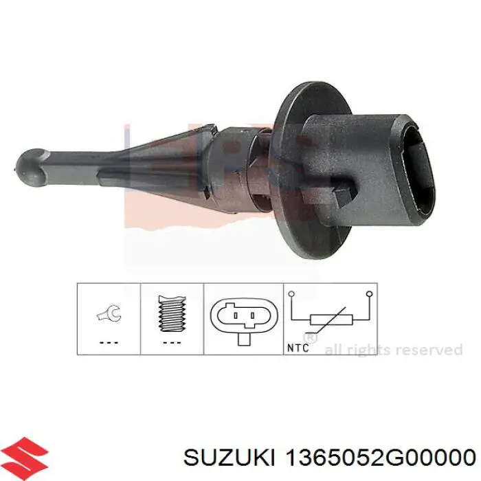 Sensor de temperatura del aire de admisión Suzuki 1365052G00000 precio, desde 10,44 EUR