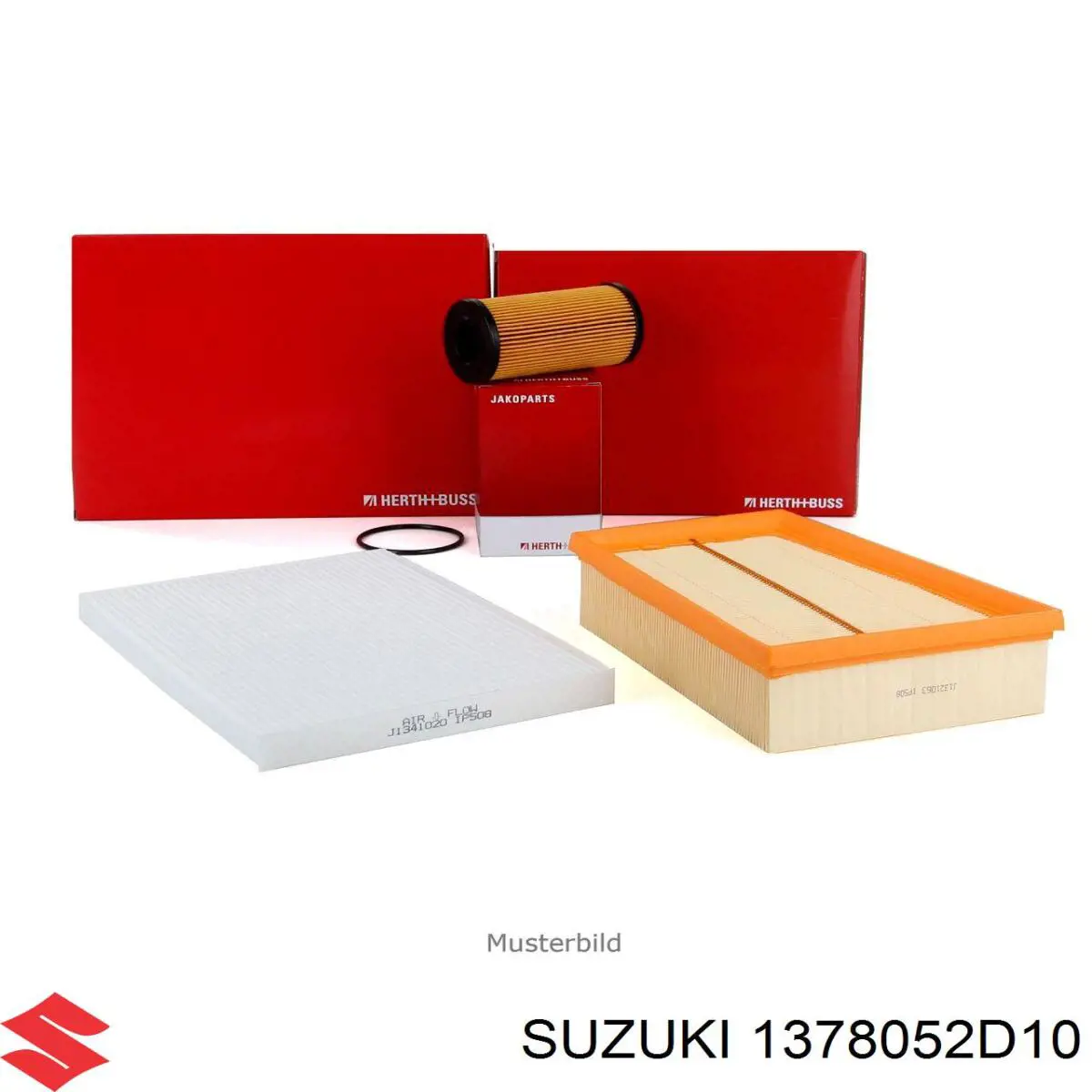 1378052D10 Suzuki filtro de aire