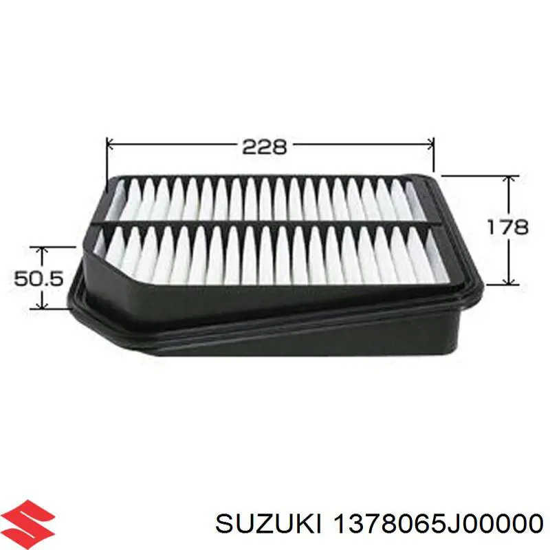 1378065J00000 Suzuki filtro de aire