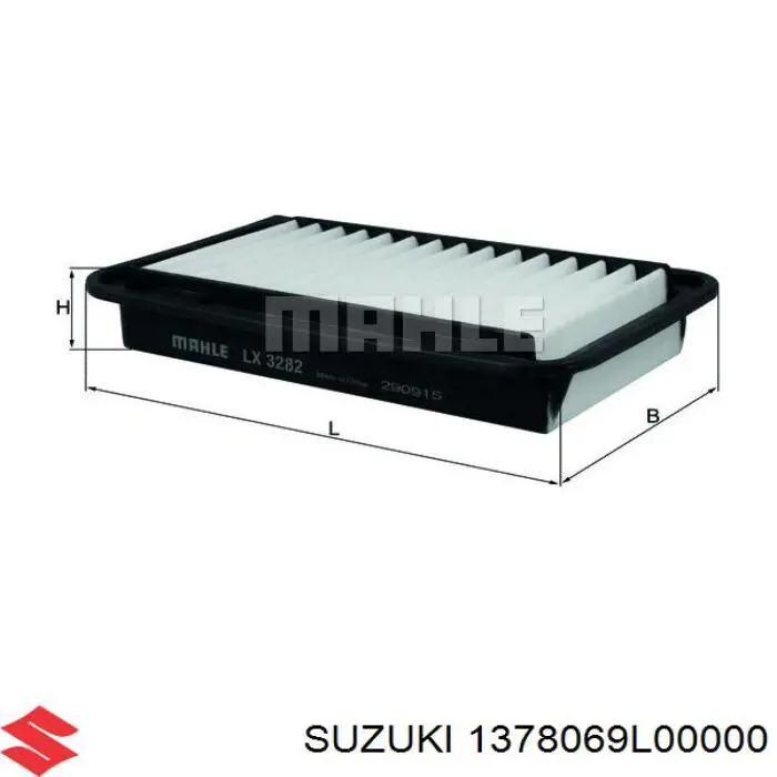 13780-69L00-000 Suzuki filtro de aire