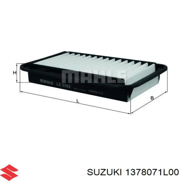 1378071L00 Suzuki filtro de aire