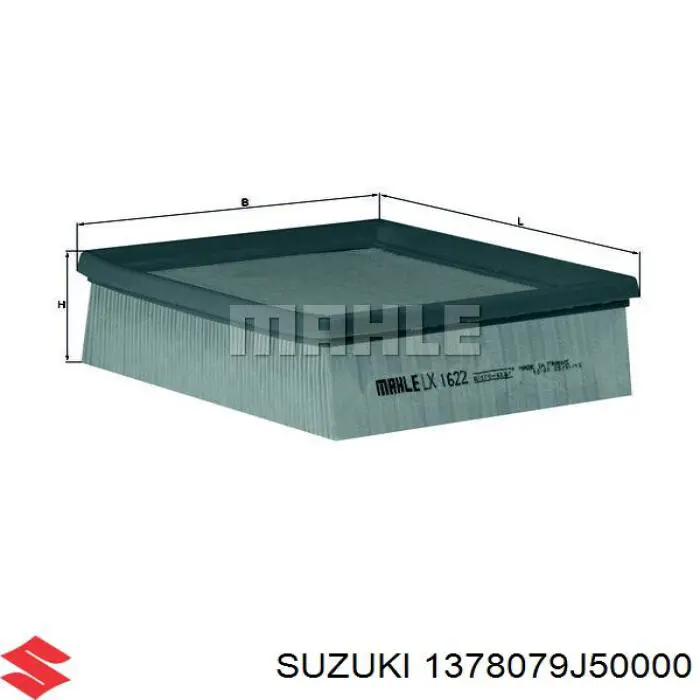1378079J50000 Suzuki filtro de aire