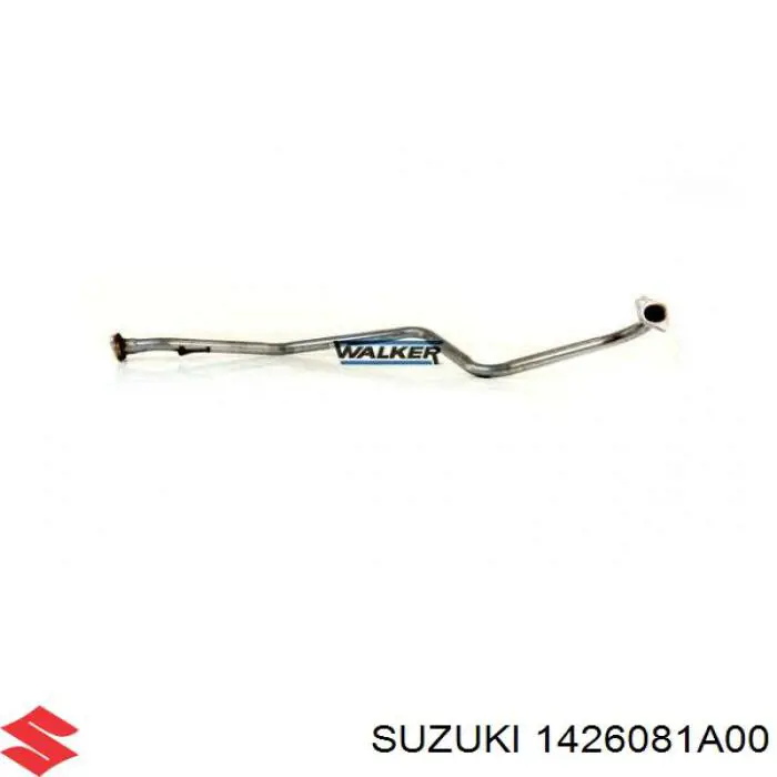 1426081A00 Suzuki tubo de escape, del catalizador al silenciador