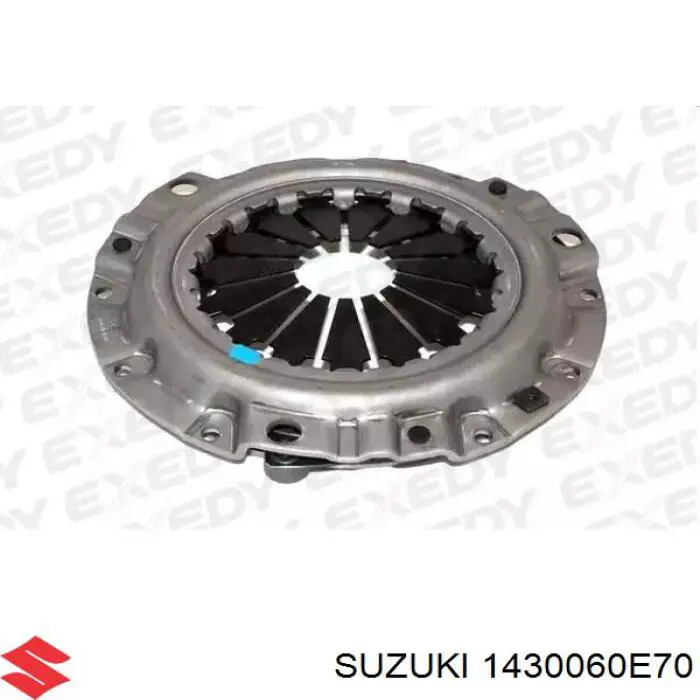 1430060E70 Suzuki silenciador central/posterior