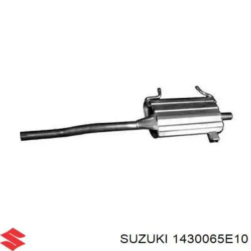 Silenciador central y trasero Suzuki 1430065E10 precio, desde 86,97 EUR