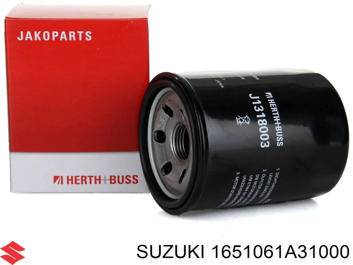 Filtro de aceite Suzuki 1651061A31000 precio, desde 4,90 EUR