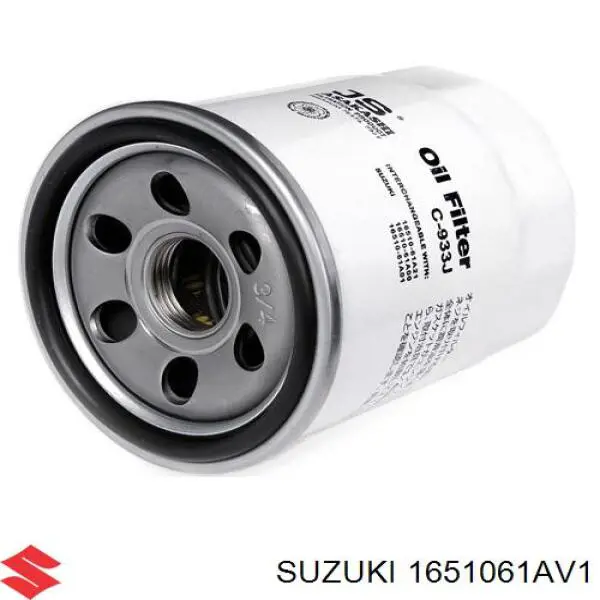 Comprar 1651061AV1 Suzuki Filtros de aceite
