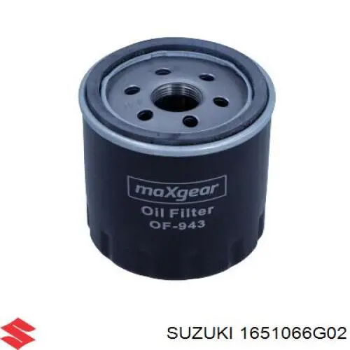 Filtro de aceite 1651066G02 Suzuki