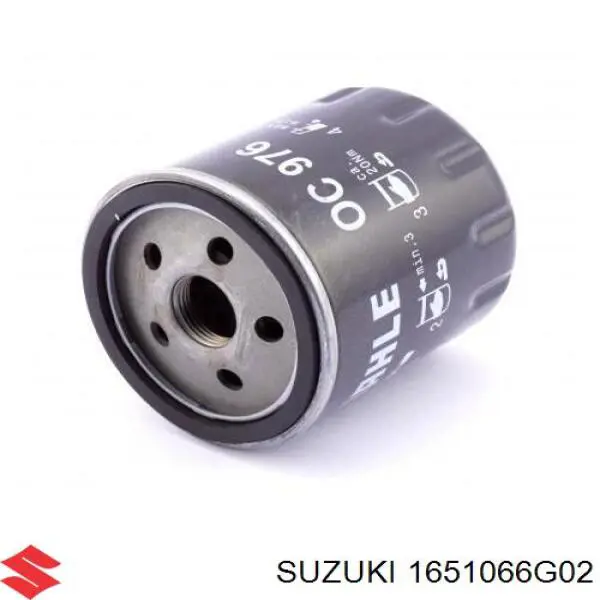 Filtro de aceite 1651066G02 Suzuki