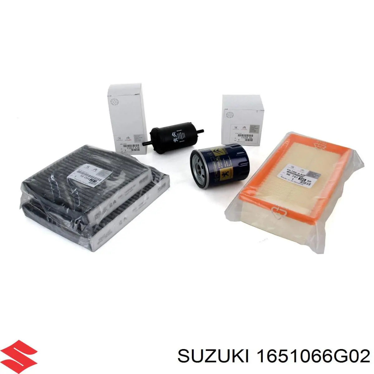 Filtro de aceite motor Suzuki 1651066G02