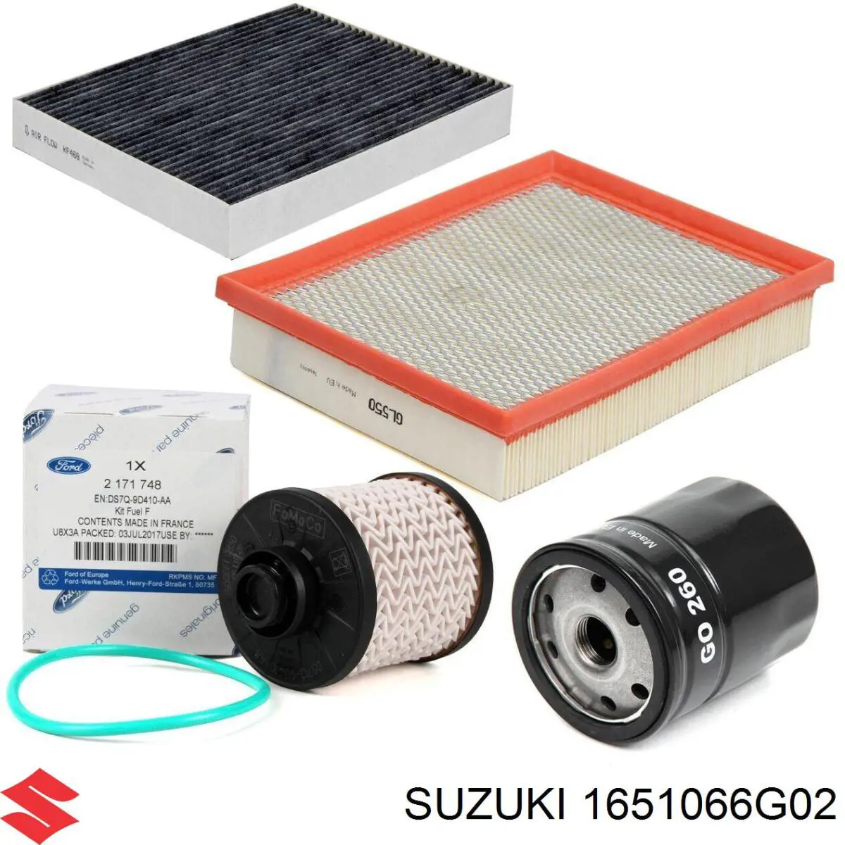 Comprar 1651066G02 Suzuki Filtros de aceite
