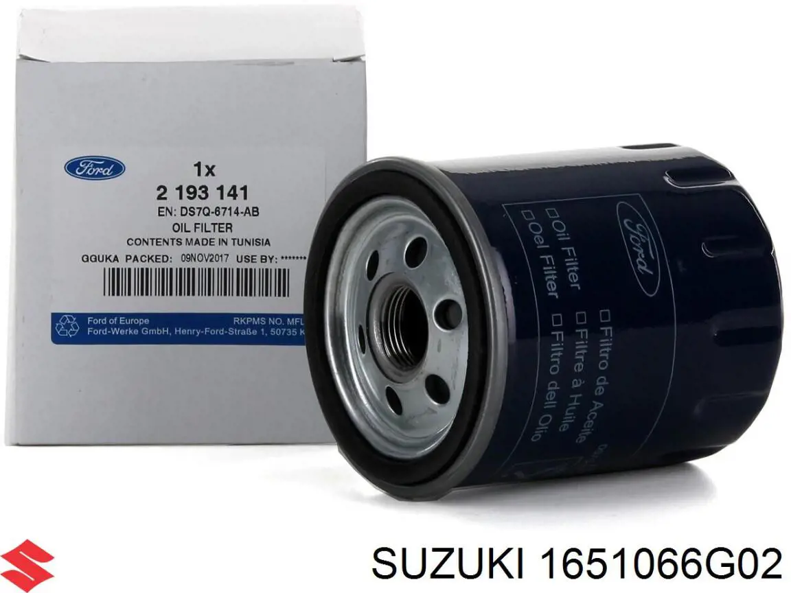 Comprar 1651066G02 Suzuki Filtros de aceite