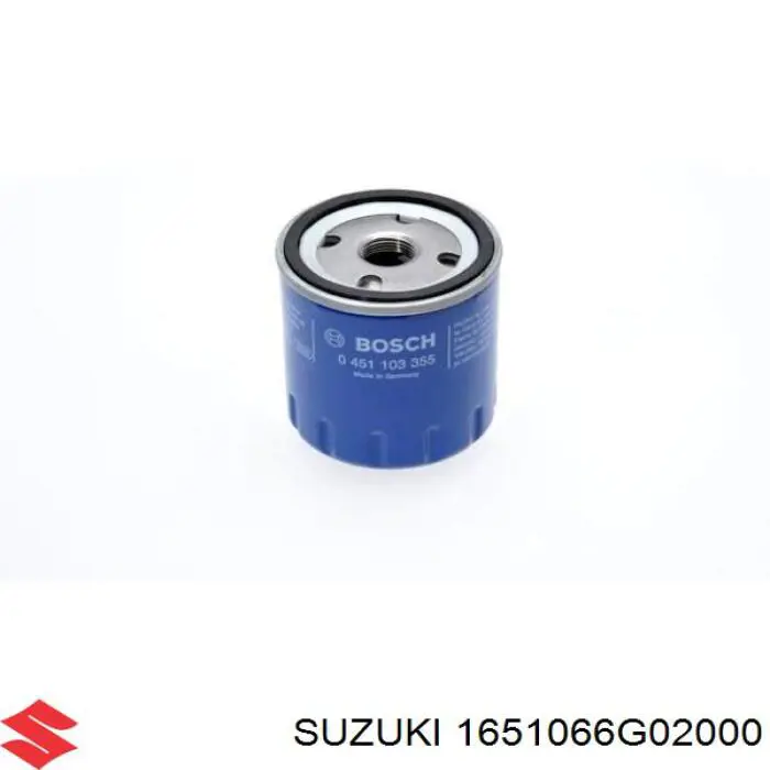 Filtro de aceite Suzuki 1651066G02000 precio, desde 4,75 EUR