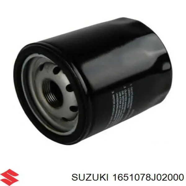 1651078J02000 Suzuki Filtro aceite