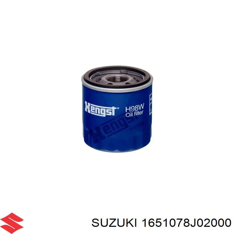 Filtro de aceite Suzuki 1651078J02000 precio, desde 5,98 EUR