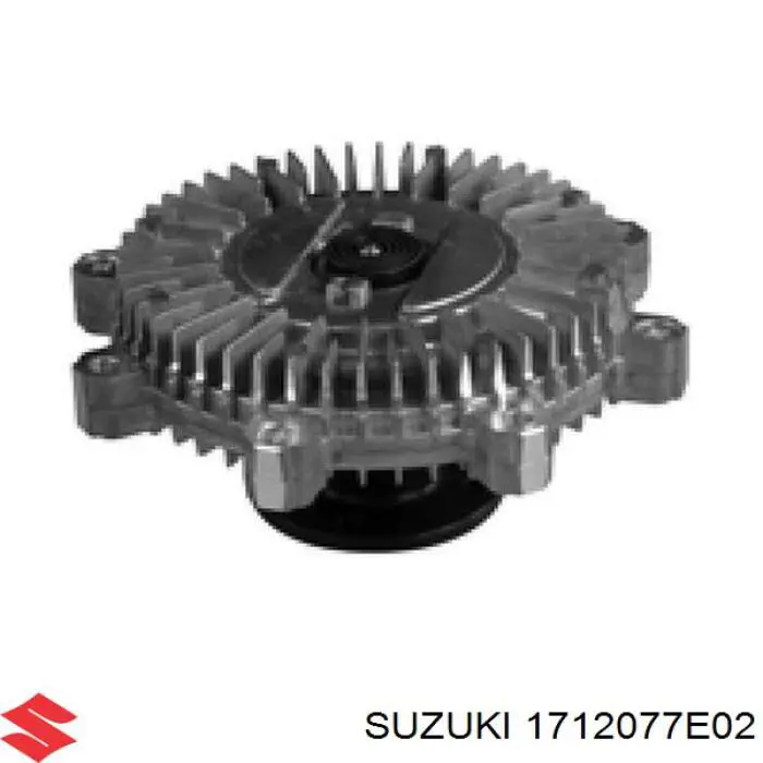 1712077E02 Suzuki embrague, ventilador del radiador