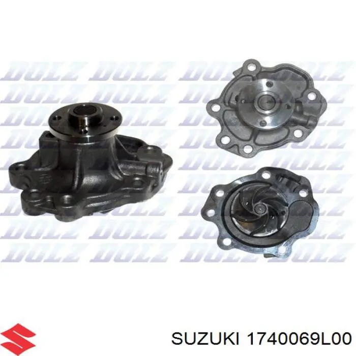Comprar 1740069L00 Suzuki Bomba de agua para motor