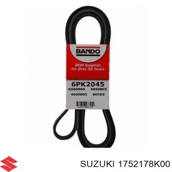 Comprar 1752178K00 Suzuki Correa trapezoidal