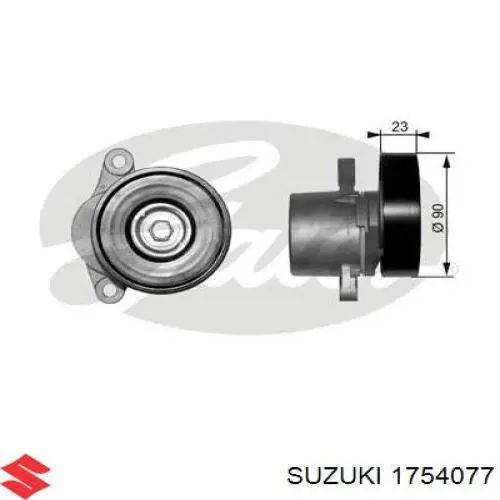 1754077 Suzuki tensor de correa poli v