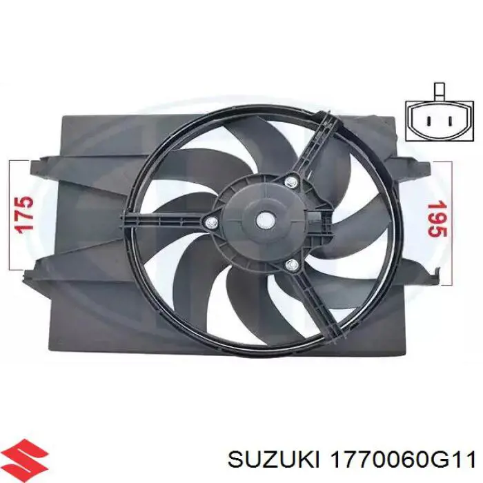 1770060G11 Suzuki radiador