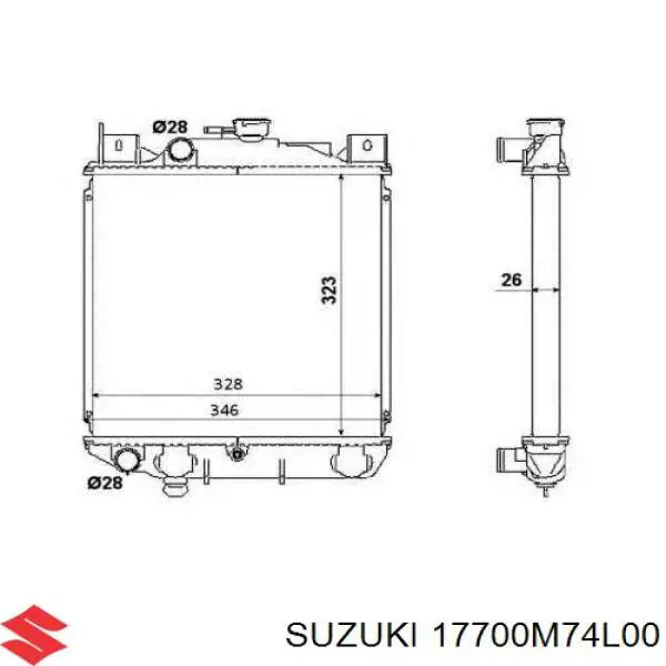 17700M74L00 Suzuki