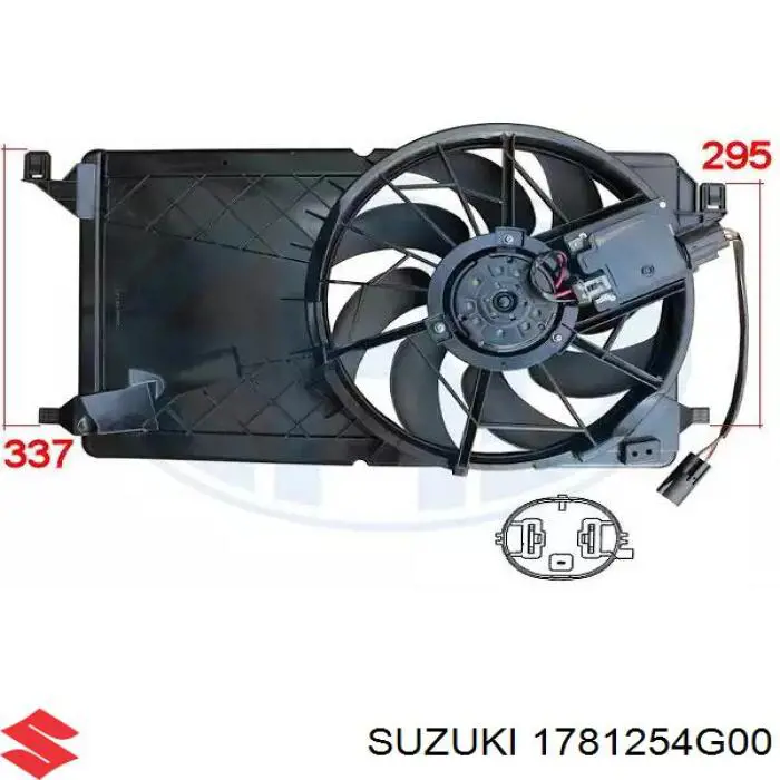 1787983E00000 Suzuki soporte de montaje, radiador, superior