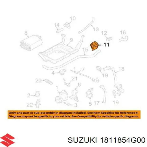 Válvula, ventilación cárter Suzuki Grand Vitara SUV (JB) (2005 - 2026) precio, desde 57,10 EUR