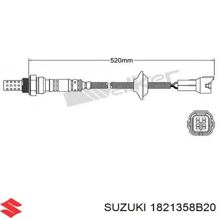 Sonda de oxígeno Suzuki 1821358B20 precio, desde 76,18 EUR