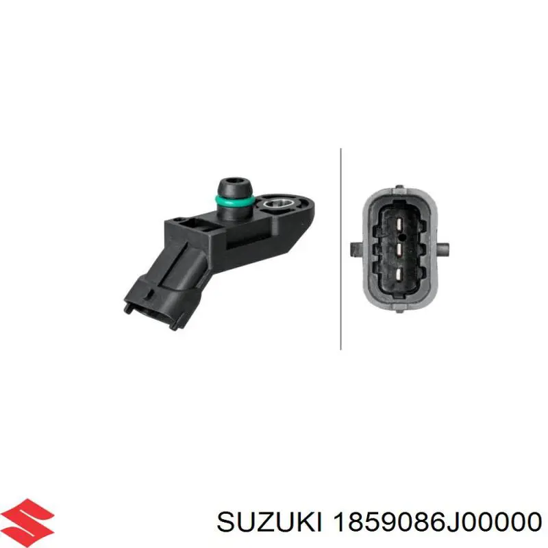18590-86J00-000 Suzuki sensor de presion del colector de admision